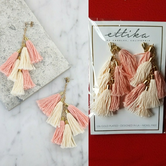 Ettika Jewelry - Last chance! Ettika Daydreamer Tassel Earrings